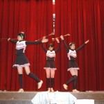 バトントワリング部のダンス