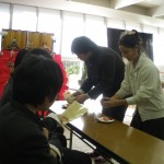 男子生徒もお手前をいただきました